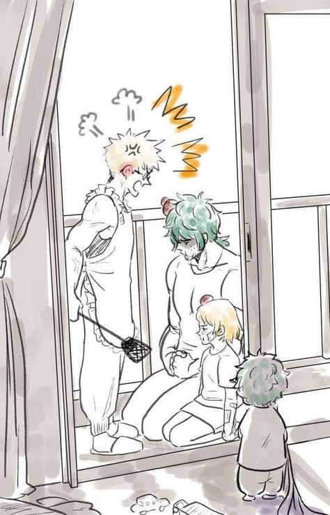 Bottom Bakugou, Ok Ko Cartoon Network, Bakugou X Midoriya, Boku No Hero Academia Funny, Anime Shadow, Anime Animals, Anime Fnaf, Anime Dad, Anime Crossover