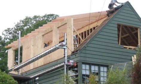 Back Dormer Extension Cape Cod Google Search Velux - JHMRad | #111969 Dormer Addition, Architecture Extension, Dormer Roof, Attic Renovation Ideas, Attic Loft, Shed Dormer, Attic Conversion, Attic Bedrooms, Dormer Windows