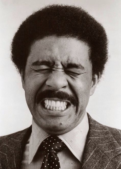 Richard Pryor Famous Comedians, Richard Pryor, Olivia De Havilland, Black Comics, Black Hollywood, Comedy Tv, Black N White Images, Black And White Portraits, Soul Music