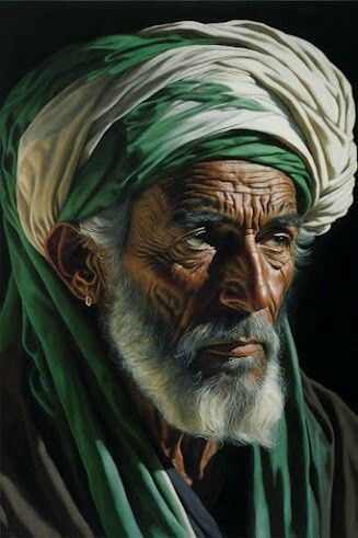 Usman Bin Affan, Ancient Portraits, African Portraits Art, Arab Scarf, Islamic Motifs, Black Woman Artwork, Old Faces, Ayat Alkitab, Arab Men