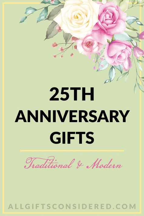 25th anniversary gifts traditional and modern 25th Anniversary Gift, Romantic Anniversary Gifts, 25th Anniversary Gifts, Camping Decor, Silver Anniversary, Great Gift Ideas, Traditional Modern, 25th Anniversary, Best Ideas