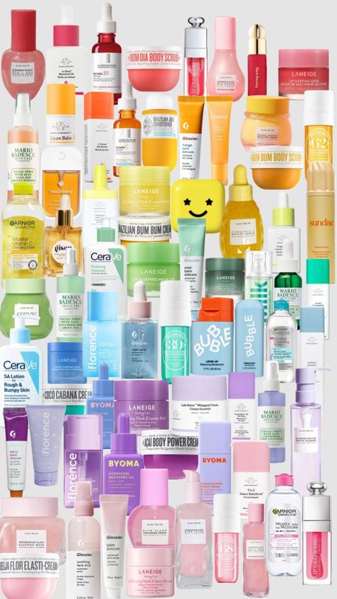 Skin Care Preppy Makeup, Sephora Skin Care, Perfect Skin Care Routine, Top Skin Care Products, Pretty Skin Care, Skin Care Items, Pretty Skin, Mario Badescu, Skin Care Brands