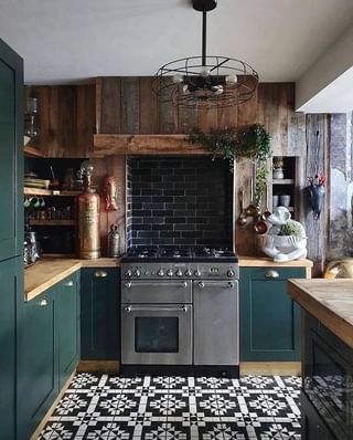 Home • Instagram Dark Kitchen Ideas, Boho Bedroom Diy, Backsplash Kitchen Dark Cabinets, Rustic Barndominium, Boho Bedroom Furniture, Unique Kitchen Backsplash, Brown Kitchen Cabinets, Boho Bedroom Design, Kitchen Ideas Dark