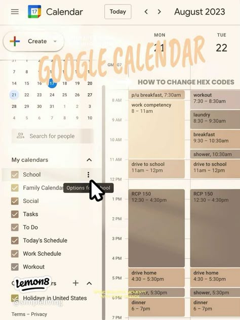 notion study planner template Neutral Google Calendar Hex Codes, Google Hex Codes, Google Calendar Color Scheme Hex Codes Fall, Color Palette Hex Codes Google Calendar, Google Calendar Aesthetic Hex Codes, Hex Codes For Google Calendar, Google Calendar Categories, Google Calendar Color Scheme Hex Codes, Google Calendar Ideas