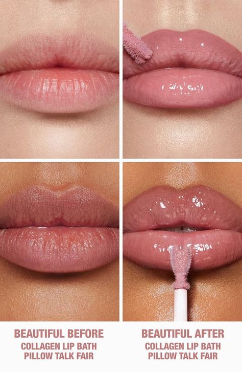 I order for the second time all super Natural Makeup Lips, Wedding Lip Combo, Wedding Lip Color, Charlotte Tilbury Collagen Lip Bath, Lip Makeup Ideas, Coconut Oil For Lips, Fuller Lips Naturally, Wedding Lips, Lips Inspiration