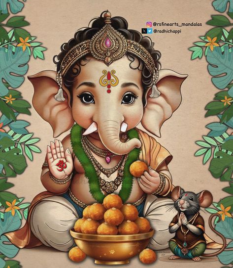 #ganesha #babyganesha #lordganesha #vinayaka #digitalart #digitaldrawing #rsfinearts Ganesh Ji Cute Drawing, Little Ganesha Cute Drawing, Cute Ganesh Ji Drawing, Cute Ganesha Wallpapers, Cute Ganesh Ji, Cute Ganesha Drawing, Ganesh Ji Painting, Vinayaka Images, Ganesh Ji Drawing