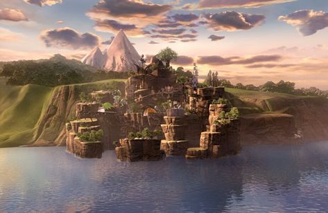 Dragons Edge, Race To The Edge, Httyd Toothless, Viking Village, Httyd 3, Dreamworks Dragons, Httyd Dragons, Dragon Trainer, Night Landscape