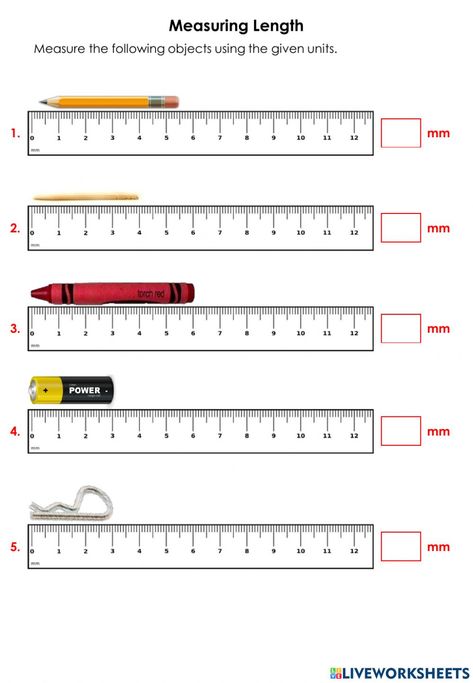 Length Activities, Measuring Length Activities, Math Measurement Activities, Reading A Ruler, Measuring Length, Measurement Worksheets, Measurement Activities, Math Measurement, 2nd Grade Worksheets