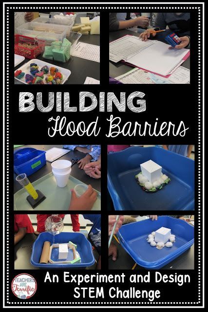 STEM Challenge: A Fabulous experiment and design challenge! Kids experiment with absorbent materials and then use the test results to design a flood barrier. Details and a video on my blog! Science Experiments Elementary, Natural Disasters Activities, Elementary Science Experiments, Steam Lab, Flood Barrier, Steam Ideas, Stem Classes, Stem Lab, Stem Ideas