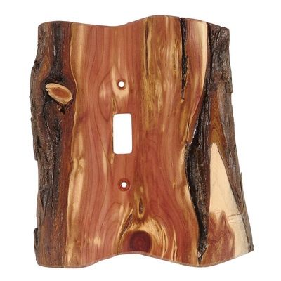 Rustic Light Switch Covers: Rustic Juniper Wood Single Switch Cover Rustic Switch Plate Covers, Rustic Light Switch Covers, Rustic Switch Plates, Juniper Wood, Black Forest Decor, Fixtures Bathroom, Rustic Plates, Lodge Decor, Rustic Lighting