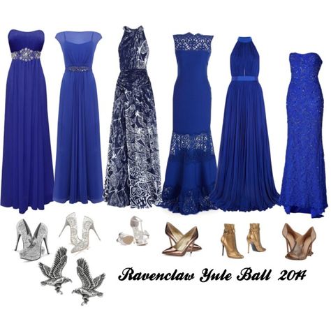 Ravenclaw Yule Ball, Harry Potter Houses Outfits, Hogwarts Fashion, Ravenclaw Outfit, Sew Halloween Costume, Harry Potter Dress, Ball Outfit, Pansy Parkinson, Harry Potter Style