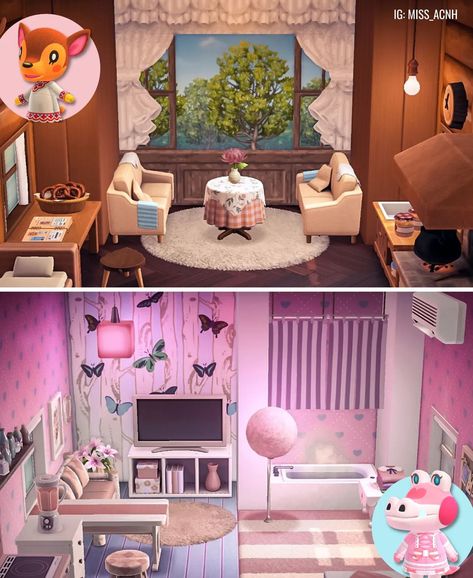 Miss Acnh on Instagram: “Gayle, Fauna, Whitney and Ankha got a house makeover too ❤ What's your fave? It was so hard to come up with something nice for Ankha! 😆” Animal Crossing Memes, Happy Home Designer, House Makeover, Animal Crossing Characters, Animal Crossing Villagers, Something Nice, Nintendo Art, Animal Crossing Game, Anime Animals