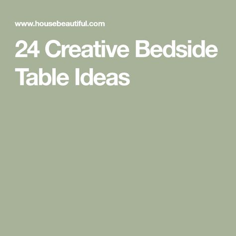 24 Creative Bedside Table Ideas Creative Bedside Table Ideas, Floating Bedside Table Ideas, Alternative Bedside Table, Alternative Bedside Table Ideas, Cool Bedside Tables, Creative Bedside Table, Bedside Table Ideas, Chic Bedside Table, Floating Bedside Table