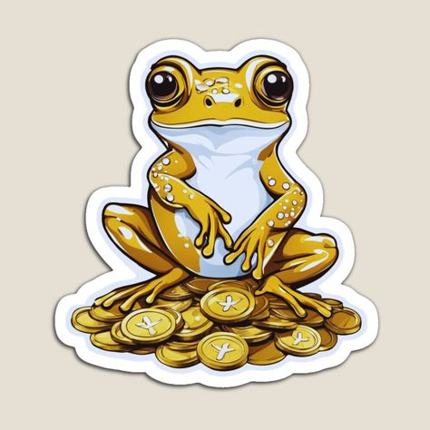 Feng Shui Money Frog, Money Frog, Feng Shui Money, Lucky Charm, Feng Shui, Good Luck, Magnets, Money, For Sale