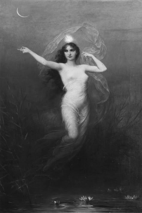 Women Artist, Oh My Goddess, Vintage Witch, Sacred Feminine, Pre Raphaelite, Witch Art, Moon Goddess, Gods And Goddesses, Ancient Greece