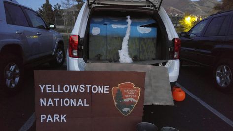 National Park Trunk Or Treat, Old Faithful Yellowstone, Old Faithful, Trunk Or Treat, Yellowstone National, Yellowstone National Park, Trunk, National Park, National Parks