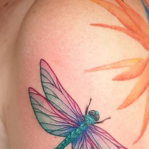 Dragonfly Tattoo Ideas, Dragonfly Tattoo, Tattoo Ideas, Purple