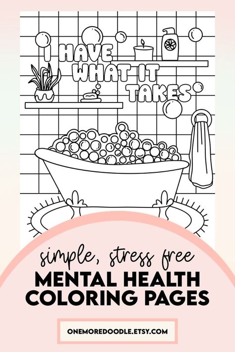 Coloring Pages for Adults Mental Health Coloring Pages, Health Coloring Pages, Therapy Art, Free Mental Health, Zen Colors, Detailed Coloring Pages, Free Adult Coloring Pages, Etsy Prints, Todo List