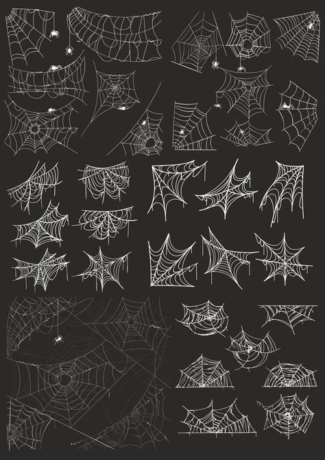 Spider Web Drawing, Spider Drawing, Arte Punk, Spider Webs, Doodle Art Designs, Tattoo Design Drawings, Sketchbook Art Inspiration, Art Inspiration Drawing, الرسومات اللطيفة