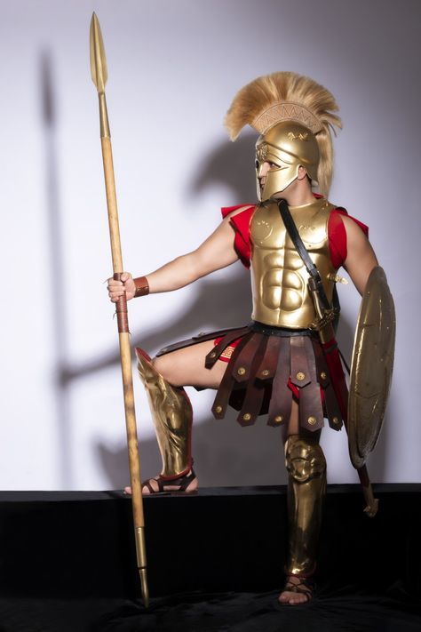 Roman Gladiator Costume, Roman Soldier Costume, Mythology Costumes, Gladiator Costume, Gladiator Costumes, Roman Soldier, Historical Warriors, Warrior Costume, American Indian History