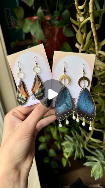 Resin Butterfly Earrings, Butterfly Resin, Resin Butterfly, Resin Artist, Polymer Clay Resin, Butterfly Wing Earrings, Resin Jewelry Diy, What I Have Learned, The Wing