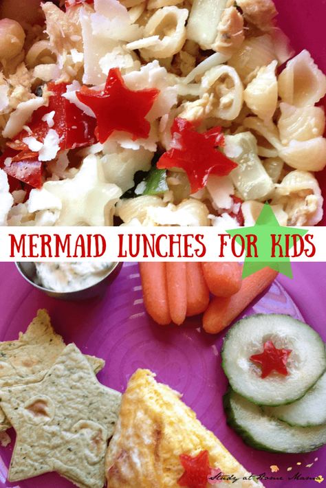 Mermaid Lunch for Kids Lunch For Kids, Study At Home, Ocean Food, Pasta Salad Ingredients, Mermaid Cupcakes, Seaweed Snacks, Homemade Frosting, Vanilla Cake Mixes, Kids Study