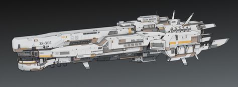 Capital Ship Concept Art, Ship Concept Art, Spaceship Ideas, Oc Concept, Sci Fi Ship, Space Fleet, Space Ships Concept, Space Engineers, Sci Fi Spaceships