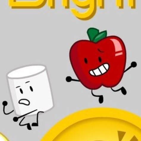 Apple Inanimate Insanity Icon, Apple Inanimate Insanity, Apple Marshmallow, Apple Collection, Apple Ii, Random Object, Object Show Characters, Words With Friends, Apple Icon