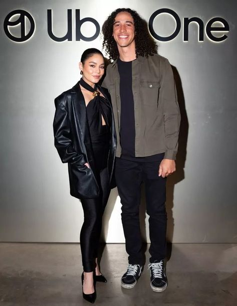 Vanessa Hudgens and Fiancé Cole Tucker Step Out for Pre-Super Bowl Party After Engagement Vanessa Hudgens 2023, Gia Giudice, After Engagement, Tick Tick Boom, 2023 Hair, Bravo Tv, Orange Outfit, Superbowl Party, Vanessa Hudgens