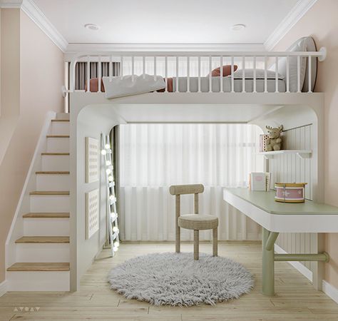 Loft Beds For Small Rooms, Loft Style Bedroom, Beds For Small Rooms, Loft Bed Plans, Diy Loft Bed, Small Room Design Bedroom, Loft Beds, Loft Room, Small Room Design