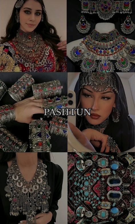 Pashtun Jewelry, Afghanistan Culture, Afghan Culture, Afghani Clothes, Afghan Wedding, Afghan Girl, Afghan Jewelry, Jewellery Bridal, Afghan Fashion