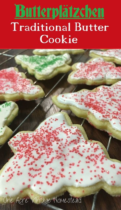 German Sugar Cookies, German Sweets, German Traditions, Butter Cookies Christmas, German Christmas Food, German Food Authentic, German Christmas Cookies, German Cooking, German Cookies