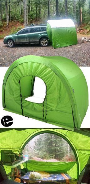 Zelt Camping Hacks, Tailgate Camping, Tent Hacks, Tailgate Tent, Tent Camping Hacks, Motorcycle Camping Gear, Camping Diy, Kombi Home, Best Tents For Camping