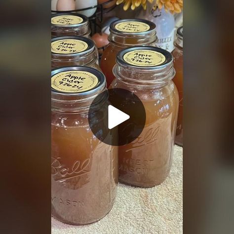 TikTok · Collins Country Apple Cider Easy, Canning Apples, Freezing Apples, Cinnamon Syrup, Canned Food Storage, Canned Apples, Beverage Recipes, Holiday Recipes Christmas, Tic Tok