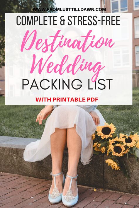 Destination Wedding Packing, Wedding Packing List, Destination Wedding Packing List, Packing List Free Printable, Weekend Packing List, Destination Wedding Checklist, Wedding Packing, Weekend Packing, Wedding List