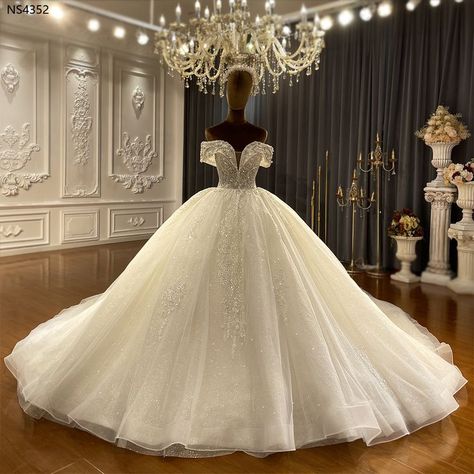 Please add whatsapp :+86 17715392495 get more information Wedding Dress Ball Gown, Dress Ball Gown, Formal Wear Dresses, Wedding Dresses With Straps, White Wedding Dress, Wedding Dress Fabrics, Fairy Tale Wedding, Gowns Of Elegance, Plus Size Wedding