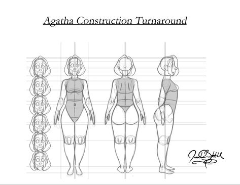 3 Point Turnaround for my main character, Agatha! Character Model Sheet Turnaround, Character Turnaround Sheet, Turnaround Character, Turnaround Sheet, Character Turnarounds, Character Reference Sheet, Character Turnaround, Anatomy Models, Character Model Sheet