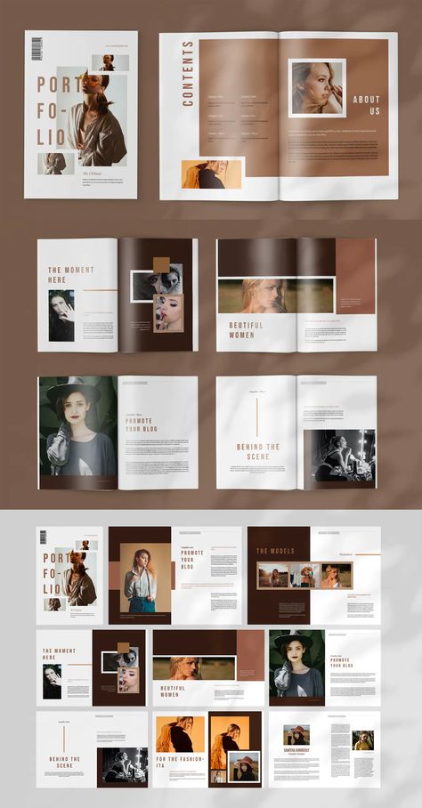 Fashion Lookbook Design, Lookbook Template, Lookbook Layout, Medical Brochure, Fashion Magazine Design, Mises En Page Design Graphique, Lookbook Design, Desain Editorial, Dropshipping Business