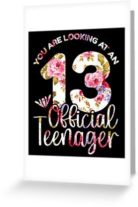 Birthday Card Ideas For Girls 13, Teen Birthday Cards Girl, 13th Birthday Cards For Girls Diy, 13 Birthday Card Ideas, Girls Birthday Cards Handmade, Happy 13th Birthday Girl, Thirteen Birthday, Teenage Cards, Preteen Birthday