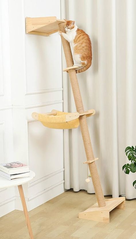 Wall Cat Tree, Cats Climbing, Cat Climbing Tower, Climbing Tower, Cat Climbing Tree, Cat Wall Shelves, Cat Wall Furniture, Pet Hammock, Cat Towers