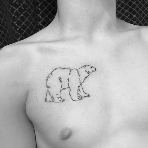 Polar Bear Tattoo, Bear Tattoo, Piercing Tattoo, Print Tattoos, Paw Print Tattoo, Polar Bear, Geometric Tattoo, Paw Print, Tattoo Ideas