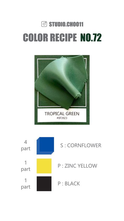 Emerald Green Clay Recipe, Green Clay Recipes, Clay Color Recipe, Clay Recipes, Color Recipe, Polymer Clay Recipe, Clay Recipe, Mixing Paint Colors, Color Mixing Chart