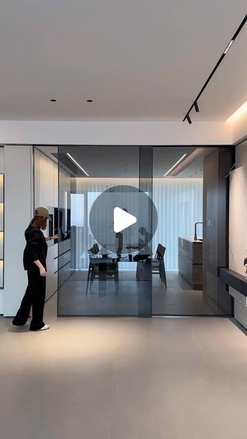 carolcheung on Instagram: "Glass hanging sliding doors have various designs and can be matched with frosted glass, jade glass, colored glass, etc., and can adapt to different decoration styles, such as industrial style, minimalist style, Nordic style, etc. This versatility allows glass sliding doors to be easily integrated into various interior decoration designs.
#slides #door #glassdoors #glassdesign #glassdecor #glassdecoration" Glass Sliding Doors Interior, Hanging Sliding Doors, Glass Sliding Doors, Frosted Glass Door, Decoration Styles, Sliding Doors Interior, Sliding Glass Door, Style Minimalist, Interior Decoration