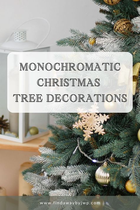 Discover beautiful monochromatic Christmas tree decorations ideas through Scandi-inspired mood boards and stylish, yet affordable findings. Monochromatic Christmas Tree, Monochromatic Christmas, Christmas Tree Decorations Ideas, Tree Decorations Ideas, Gift Drawing, Christmas Tree Ideas, Diy Decor Crafts, Christmas Tree With Gifts, Find A Way