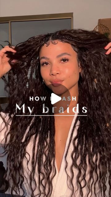 Boho Braids Maintenance, Goddess Braids Vs Boho Braids, Wavy Braided Hairstyles, Boho Box Braids Hairstyles, Boho Mermaid Braids, Braids And Curls Hairstyles, Diy Boho Braids, Boho Braids Natural Hair, Boho Braids Hairstyles