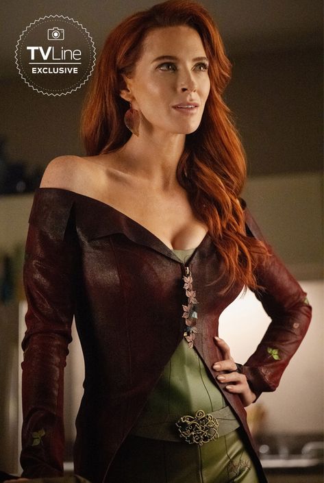 ‘Batwoman’: Bridget Regan’s Poison Ivy in Costume [PHOTO] | TVLine Bridget Regan, Arrow Black Canary, Poison Ivy Costumes, The Cw Shows, Agent Carter, Jane The Virgin, Batwoman, Poison Ivy, Long Lashes