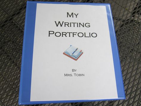 writing portfolio binder Design For Portfolio In School, Student Writing Portfolio, Design For Portfolio, Work Poster, Portfolio Binder, Scratch Book, Writing Portfolio, Student Portfolios, Portfolio Covers