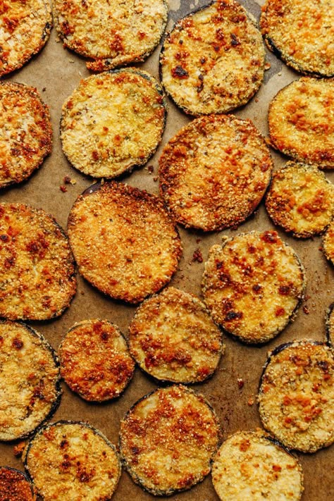 Crispy Eggplant Parmesan, Gluten Free Eggplant Parmesan, Vegan Eggplant Parmesan, Crispy Eggplant, Gluten Free Panko, Vegan Eggplant, Cookies Gluten Free, Vegan Parmesan Cheese, Parmesan Recipes