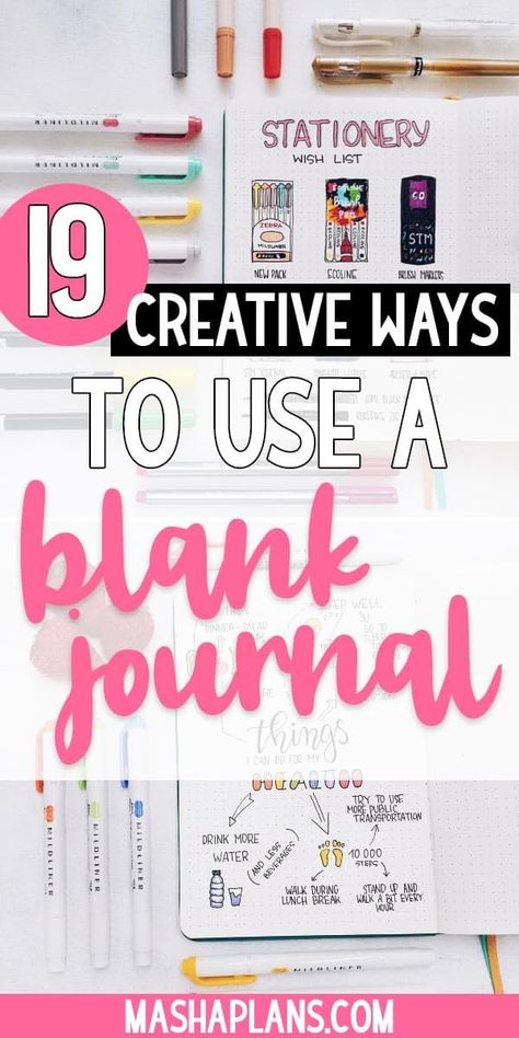 Here are 19 creative ways to use a blank notebook. Creative journaling, bullet journals, meals log and many more. There are so many creative ways to use a blank notebook or journal. #bulletjournal #notebooks #journalideas. Ideas For Blank Notebooks, Ways To Use A Journal, What To Do With A Blank Notebook, What To Do With Blank Notebooks, What To Use A Journal For, Notebook Uses Ideas, Ways To Use Notebooks, Blank Journal Ideas, Ways To Use A Notebook