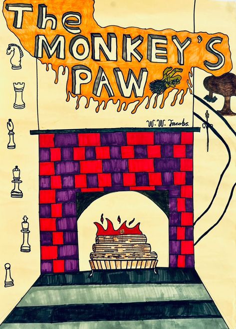 The Monkeys Paw, Short Story Analysis, Monkeys Paw, Story Analysis, The Monkey's Paw, Short Story, Poster Making, Monkeys, Short Stories